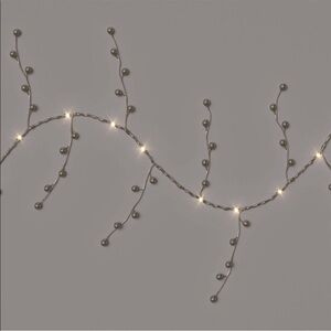 2 sets of new in box sets Christmas brass LED Fairy Light Garland Berries